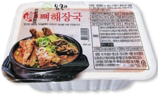 맘앤팩 진 뼈해장국, 3개, 900g