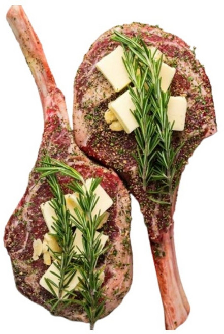 번필리 토마호크 스테이크 수비드 밀키트 세트 900g 티본 우대갈비 홈파티 캠핑요리 바베큐, 400g, 1개