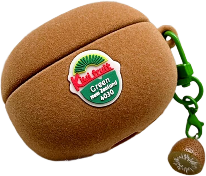 올데이인 귀여운 키위 에어팟 케이스 키링 세트, 케이스 + 키링 세트, 에어팟프로2, 1개