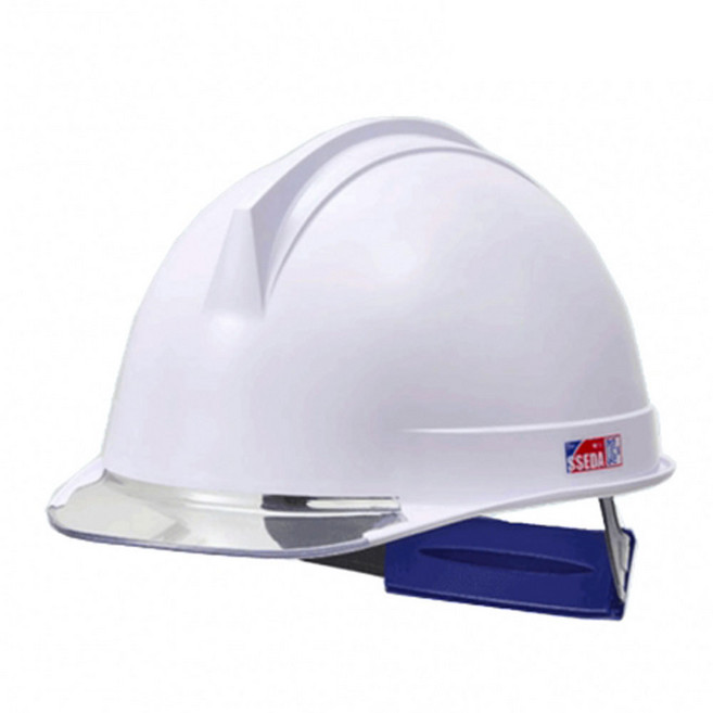 DH 쎄다 투구형 비주얼 안전모(귀형x) / 투명창 청색창 자동내피 머리보호 헬멧 안전모자 안전모 건설모 작업모 ks인증모, 1개, DH 화이트 안전모(투명창)