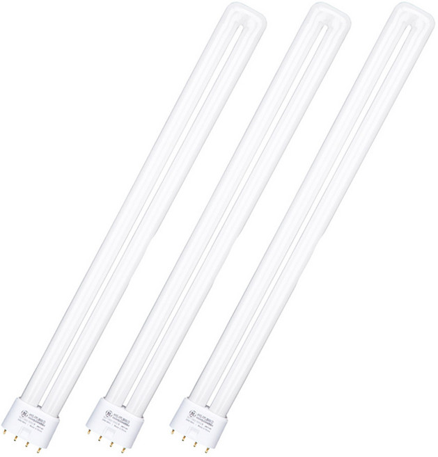 GE루미트론 삼파장 전구 이관 형광등 4핀 FPL 36W 2+1 주광색(3개입), 주광색, 1세트