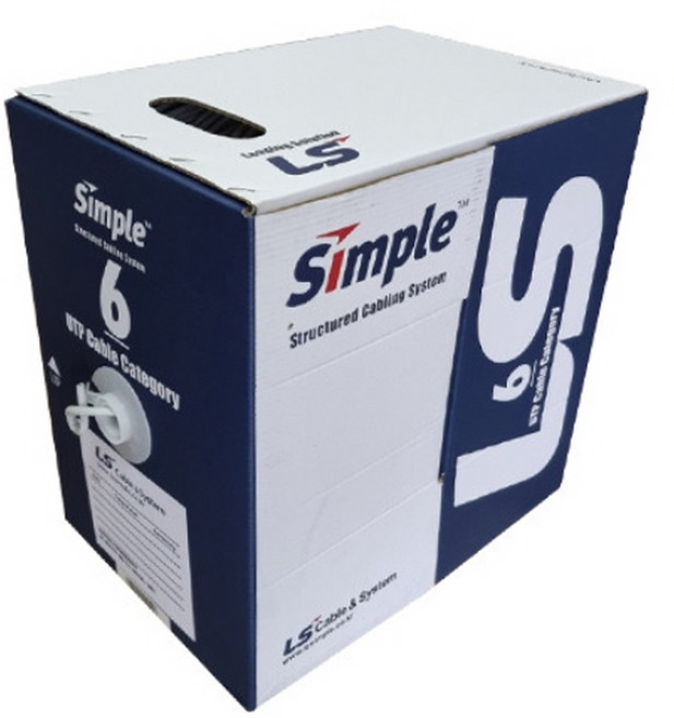 LS전선 UTP 랜케이블 Cat6 (50m/그레이), 1개