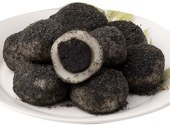 [용이네떡방]떡 흑임자앙꼬찰떡 흑임자떡 떡선물, 25개, 40g