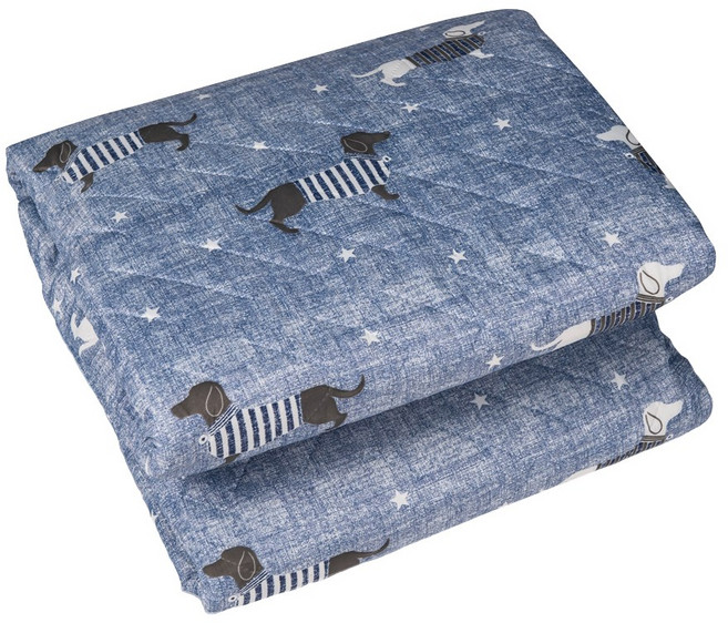 한일의료기 탄소열선 고급 전기요 보관가방 포함, 블루(동물)_소(67.5x180cm)