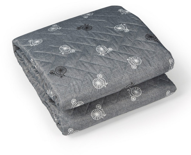 한일의료기 탄소열선 고급 전기요 보관가방 포함, 그레이(바퀴)_소(67.5x180cm)