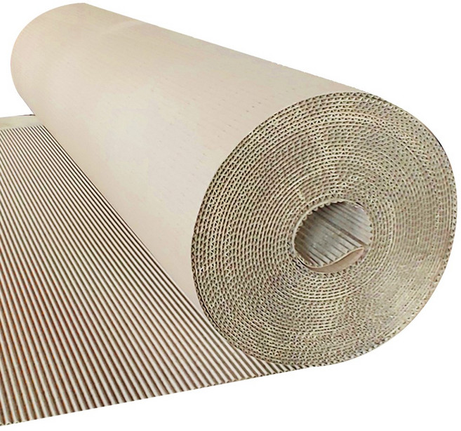 롤 골판지 종이 바닥재 단보루 인테리어 층간소음 엘리베이터 공사 이사 철거 바닥 보양재, 30M (폭 1000mm), 1개