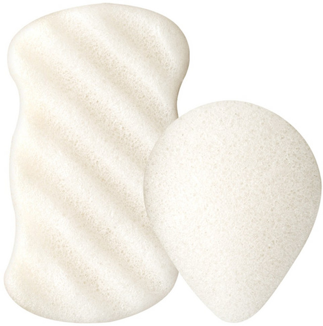 자연정 순식물성 순수곤약스펀지, 물방울형, 1개