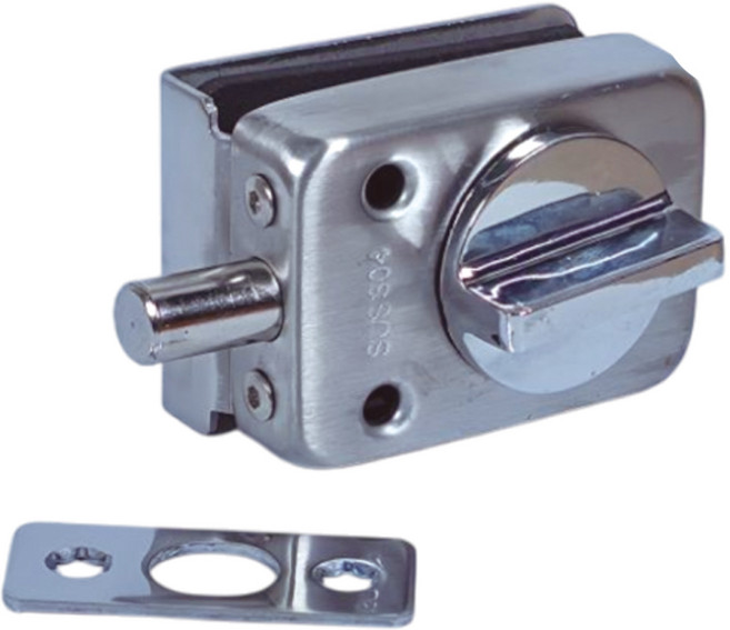 상가 강화 유리문 도어락 외문 레버 BGS03L, 1개