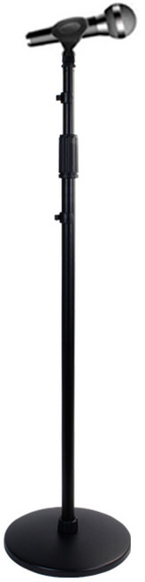 Mobach 마이크 스탠드 거치대 일자형 MS-I, 블랙