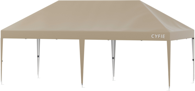 텐트 천둥천막 접이식 캐노피 천막 지붕형 몽골텐트 세모천막 접이식 캐노피차양막 행사용 방수 3x6, 카키