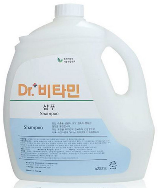 대용량 닥터비타민 샴푸 4200ml 업소용 리필 호텔용 사우나 헬스장, 4.2kg, 1개
