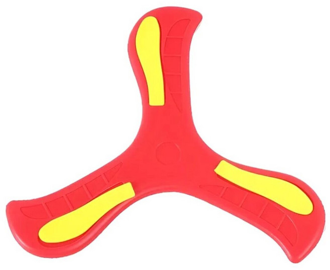 안전 소프트 부메랑 블루 진핑크 옐로우 3개세트, 1개