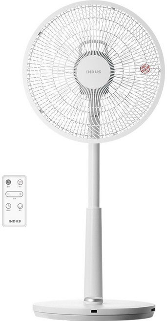인더스 24단 미세바람 저소음 리모컨 가정용 스탠드 선풍기 IN-A36