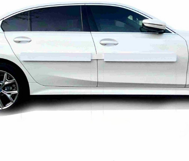 케이글로리 차량 문콕방지 도어가드 자석 일체형, 하얀색