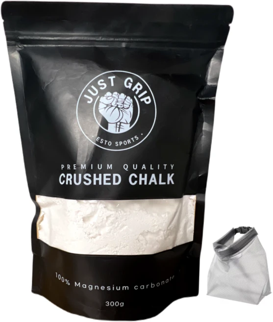 저스트그립 클라이밍 초크 Crused (덩어리+가루) 300g + 이케아 렌사래 초크가방 1개 증정 - 쿠팡