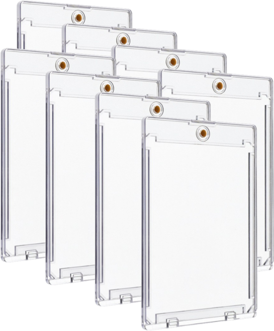 로이땅 35PT 프리미엄 자석 탑로더 카드 케이스, 8pcs