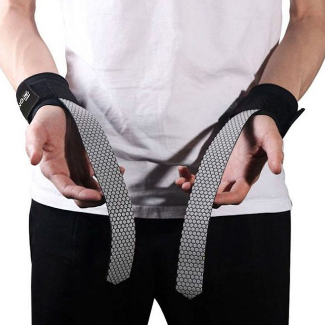 블럭몬스터 T자 헬스스트랩 남성 손목보호대 턱걸이 장갑 헬스용품 스트렙 파워리프팅, 1개