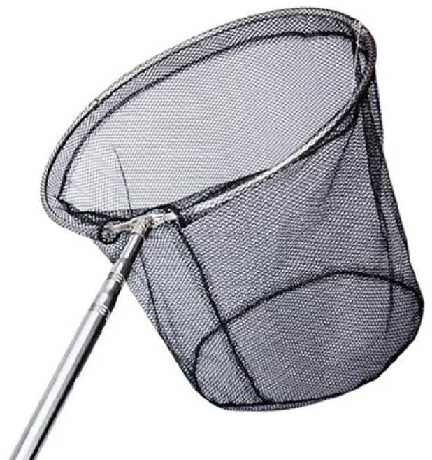 비엠몰 3단 접이식 낚시용 원형 뜰채