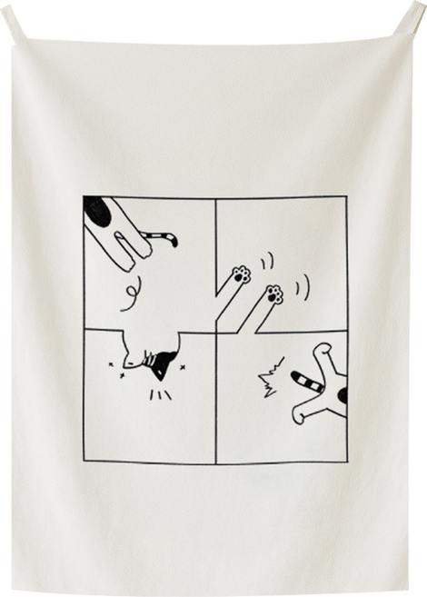 해피소드 페브릭 포스터, 어디냥