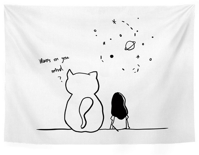 해피소드 감성 페브릭 포스터 가로형, 프렌즈