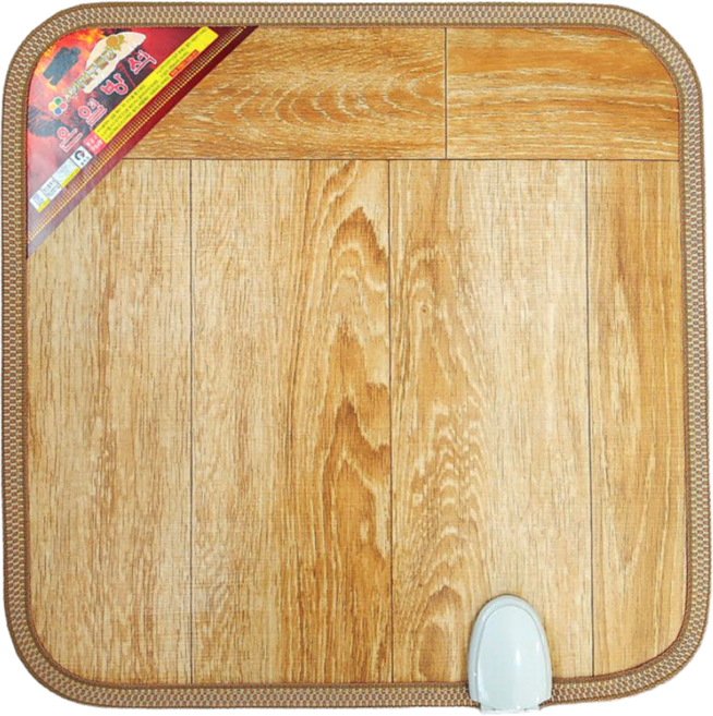 사계절구들장 전자파안심 휴대용 전기방석 온열 의자방석 1인용 [색상랜덤발송], 45 x 45cm