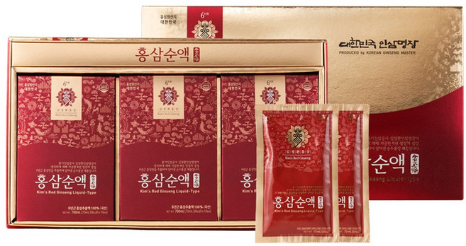 김정환홍삼 홍삼순액 30포 x 2박스, 2세트