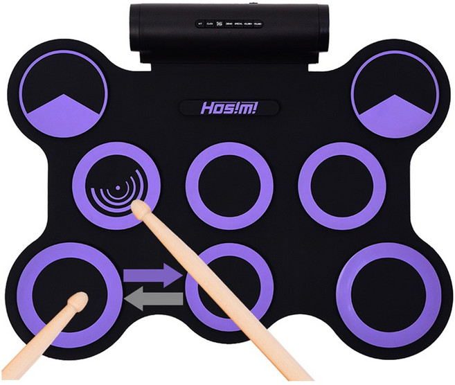 호시미 전자드럼 패드 휴대용, MX-2, 1개