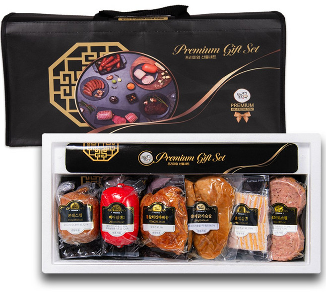 햇살푸드시스템 추석 설 명절선물세트 명작 수제햄 선물세트 4호 외 11종세트, 1세트, [5]감사 수제햄 2호