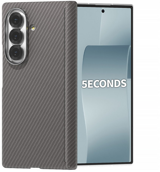 5세컨즈 카본 슬림핏 맥세이프 호환 후면 힌지보호 케이스