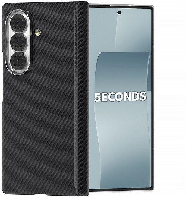 5세컨즈 카본 슬림핏 맥세이프 호환 후면 힌지보호 케이스