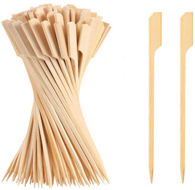 맘앤팩 대나무 일회용 꼬지, 손잡이꼬지(약100개), 15cm, 1개