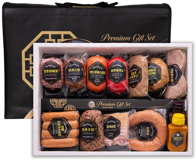 햇살푸드 프리미엄 추석 설 수제햄 선물세트 단체선물, [11]정성가득 수제햄 3호, 1세트