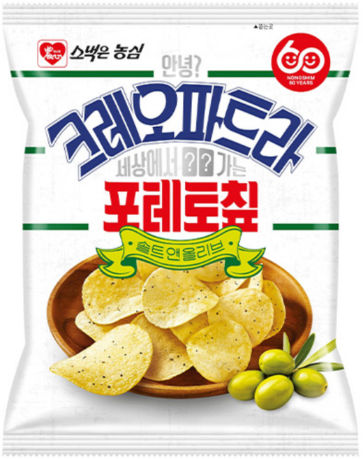 농심 크레오파트라 대용량 편의점 과자, 16개, 50g