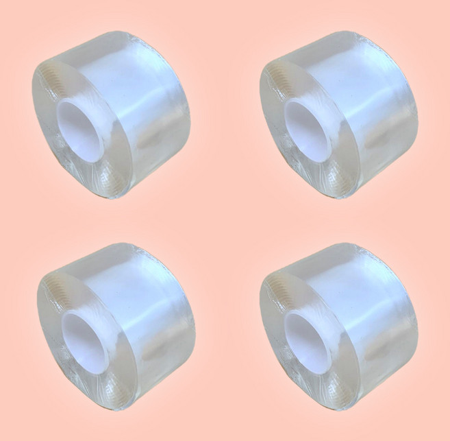 빌리네집 실리콘 테이프 풍선 큐브 공 만들기 볼 양면 5cm 4개 세트