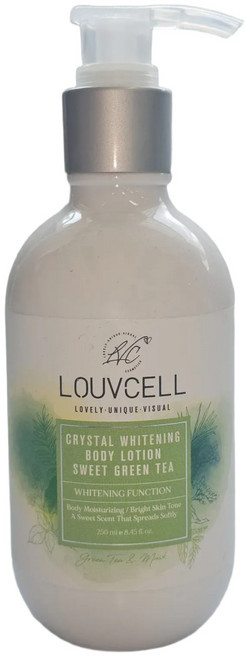 [루브셀] LOUVCELL 고보습 바디로션 끈적임 없는 촉촉함 톤업 화이트닝(green tea), 1개, 250ml