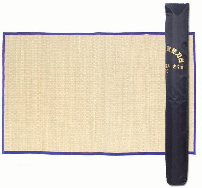 남도공예 90 x 180 (커버포함) 양면 왕골 제사 돗자리 침대 여름 매트, 양면 90 x 180 (커버포함)