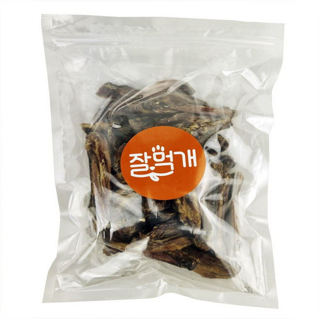 [잘먹개] 강아지 수제간식 대용량 오리날개 500g, 1개