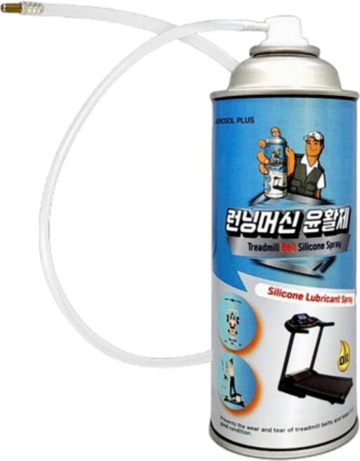 INVEN* @호수노즐포함@ 런닝머신 실리콘 오일 스프레이, 1세트, 400ml