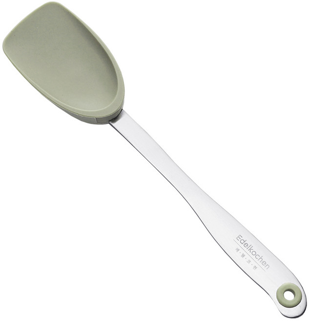 에델코첸 실리콘 볶음스푼, 그린, 1개, 없음