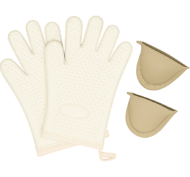 피어나다 내열실리콘 냄비장갑 집게 세트, 장갑1세트+집게1세트, 1개