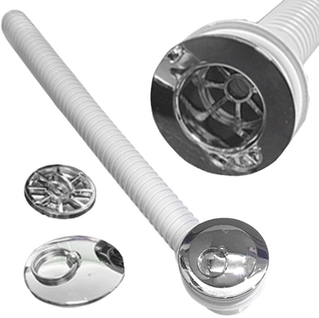 본라이프 욕실 화장실 욕조 자바라 배수구 트랩 세트 교체용 물마개 머리카락 거름망 배수구 망 국산 일자형 L자형 욕조마개 욕조거름망 욕조배수구트랩 욕조배수구 트랩욕조거름망, 욕조배수구트랩[세트]-L엘자, 1개, 실버