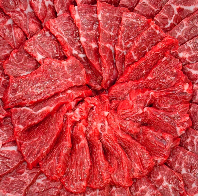 당일작업 신선한 마장동 국내산 냉장 육사시미 200g 300g 1개, 국내산 육사시미 300g