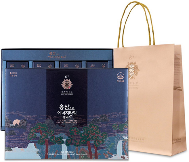 홍삼으로에너지타임 플러스 32포, 1박스, 32회분