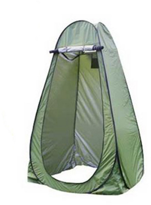 휴대용 다용도 원터치 자동 팝업 간이 화장실 탈의실 캠핑 야외 실내 텐트 1인용 이동식 휴대용 샤워 부스, 1개, 밀 리 터 리