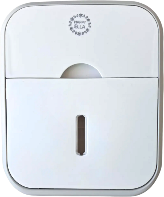 해피엘라 생리대보관함 욕실 정리함 화장실 디스펜서 수납 칸칸이, 18x12.5x22.5cm, 1개, 그레이화이트