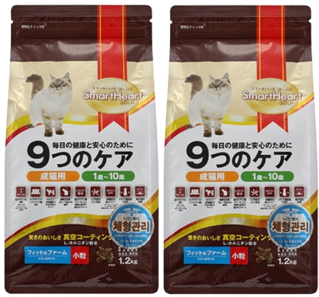 나인케어 고양이사료 체형관리 1.2kg 6kg, 2개