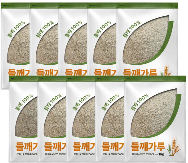 그대로푸드 탈피들깨가루, 1kg, 10개