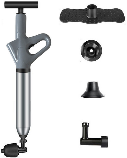 미니플 더원 스틸 뚫어뻥, 1개, 그레이