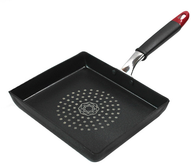 다이아몬드 사각팬 사각팬(중 대 특대) 사각후라이팬 계란말이팬, 1개