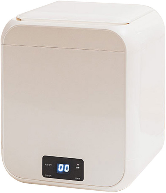 쉼공작소 미니밀리 UV 미니 세탁기 속옷 행주 수건 양말 소량 여행용 소형 세탁기, 아이보리